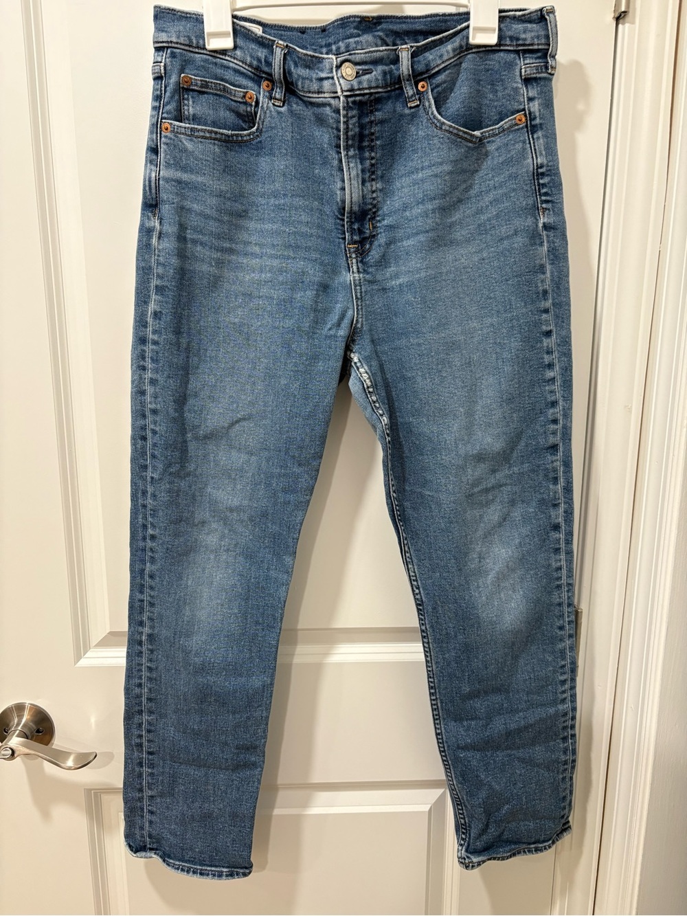 GAP Women's vintage cigarette high rise Medium Blue Jeans